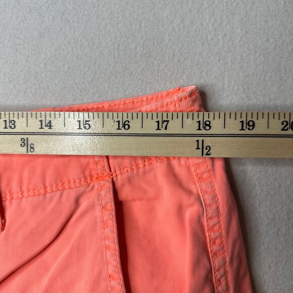 Arizona Jean Co. Mens Neon Orange Chino Shorts‎ Size 36 - Picture 4 of 9